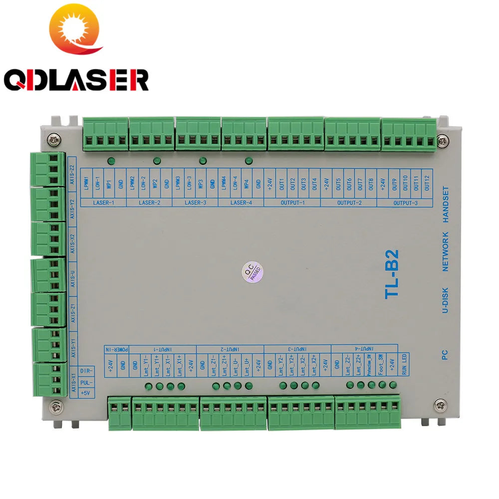 Topwisdom Co2 Laser Controller TL-B2 7 Axes Motion Control for Laser Engraving and Cutting Machine