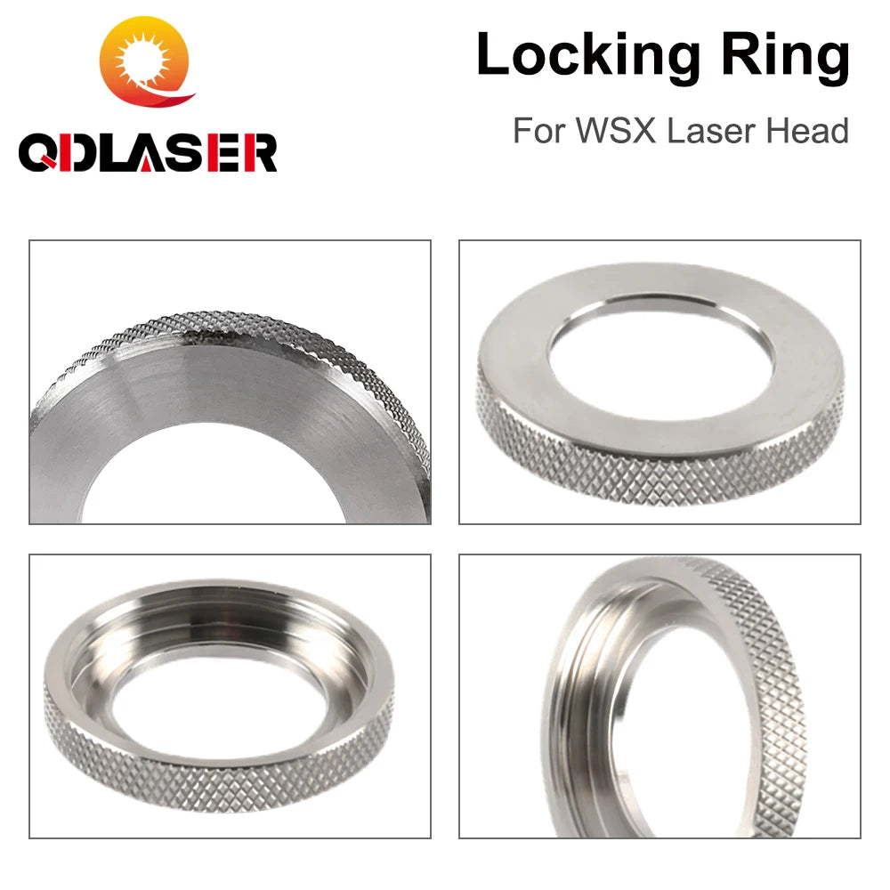 QDLASER WSX Laser Head Locking Ring Nozzle Connector Ring Ceramic Ring Dia.25mm/41mm for WSX Laser Head