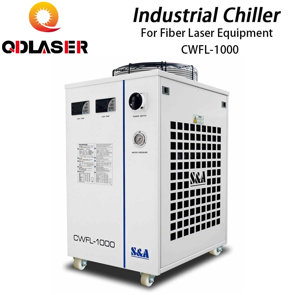 QDLASER Water Industrial Chiller CWFL-1000 For Fiber Laser Engraving and Cutting Machine