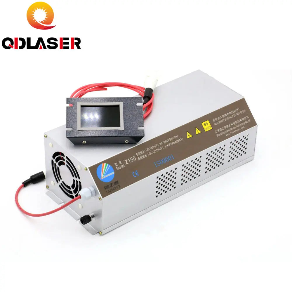 QDLASER 150-180W CO2 Laser Power Supply Monitor AC90-250V Z150 for CO2 Laser Engraving Cutting Machine HY-Z150 Z Series