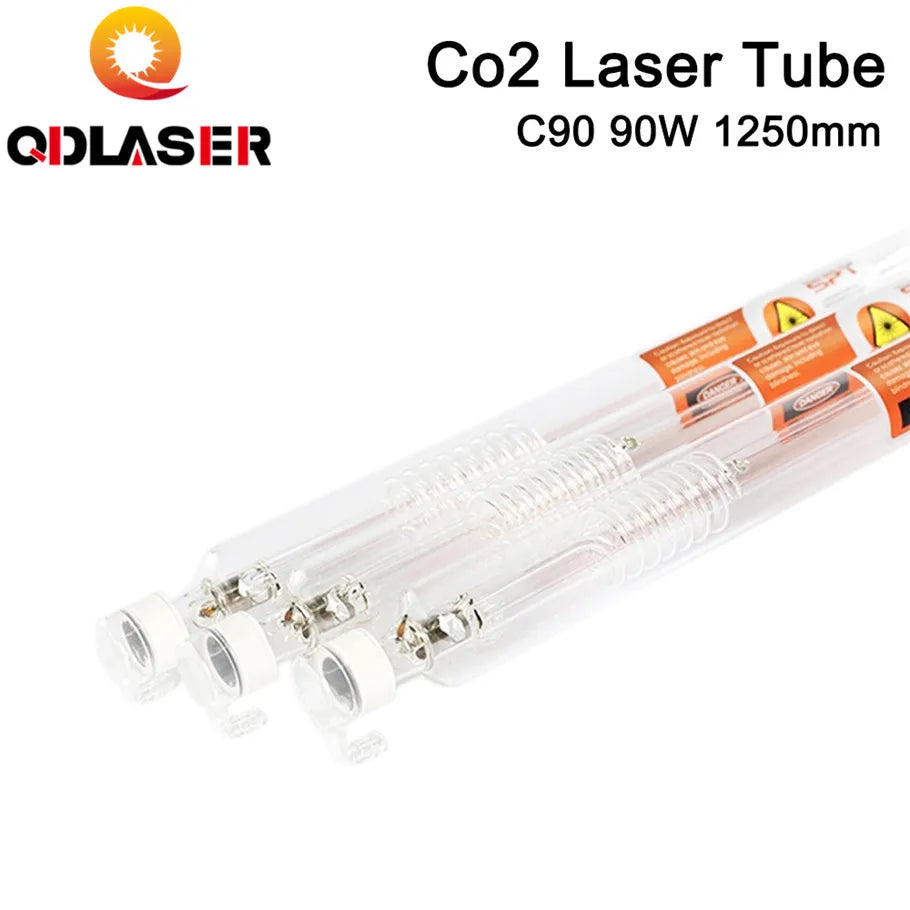 SPT C90 90w Co2 Laser Tube 90W-100W Length 1250mm Dia.80mm For Co2 Laser Engraving and Cutting Machine