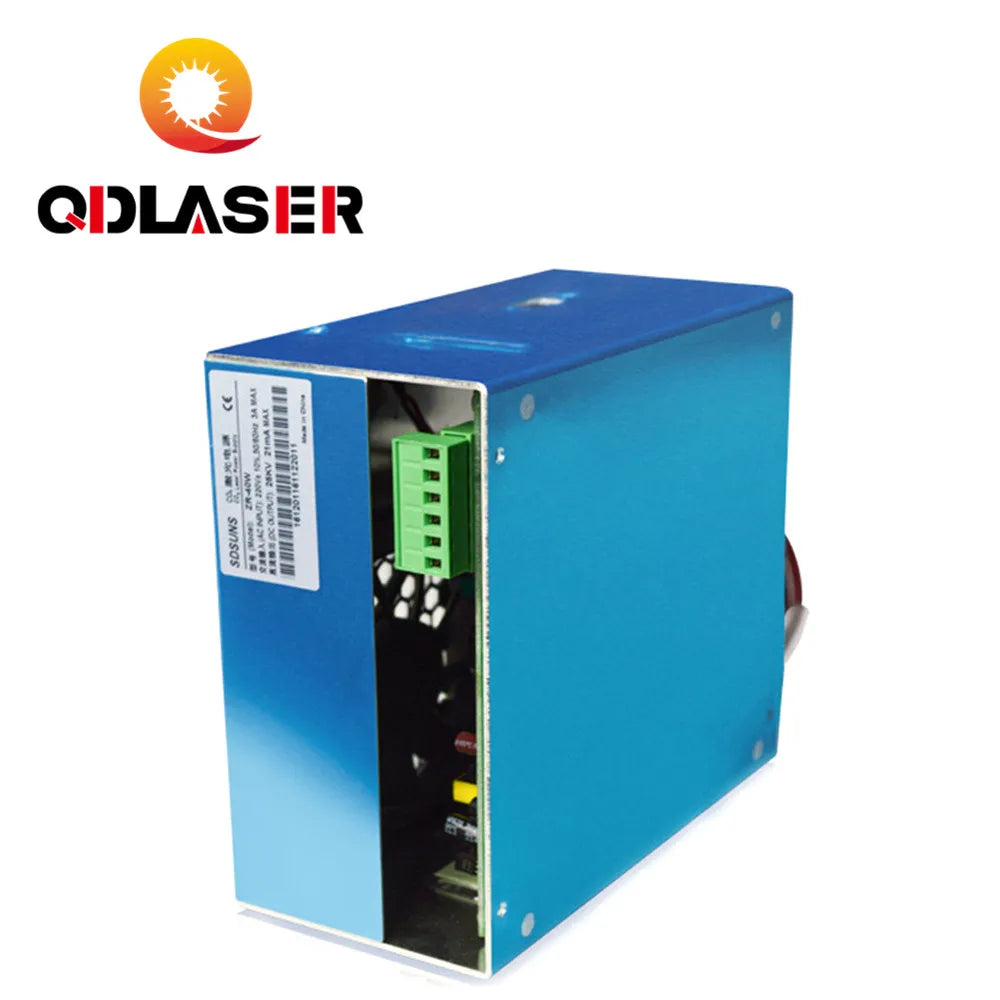 QDLASER ZR-40W CO2 Laser Cutting Machine Spare Parts 40W Laser Power Supply