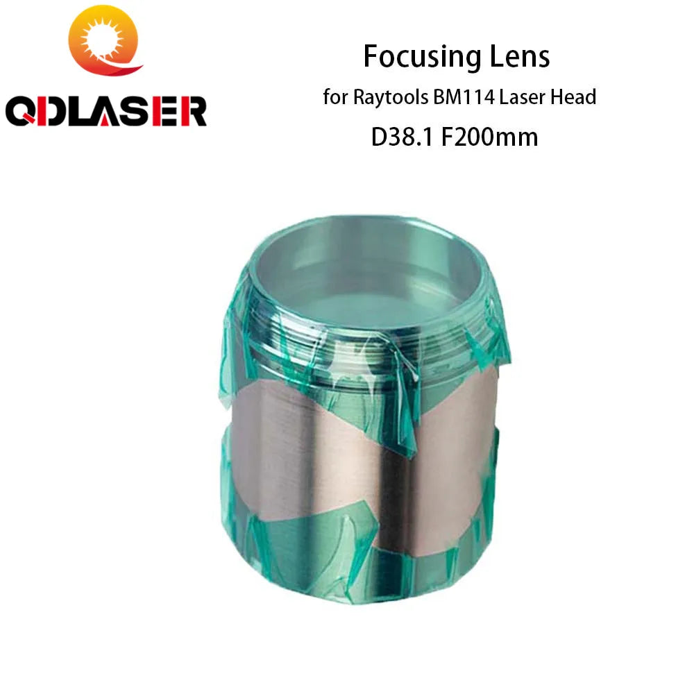 QDLASER Fiber Laser Focus Lens Collimator Lens D37 F100 D38.1 F200 for Raytools Laser Cutting Head BM114