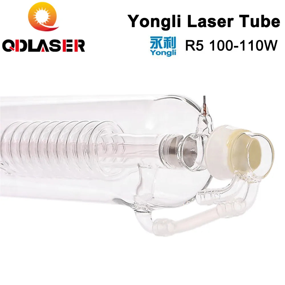 Yongli R5 100w Co2 Laser Tube 100W Rated Power 120W Max Power 1450mm Length 80mm Diameter for Co2 Laser Machine