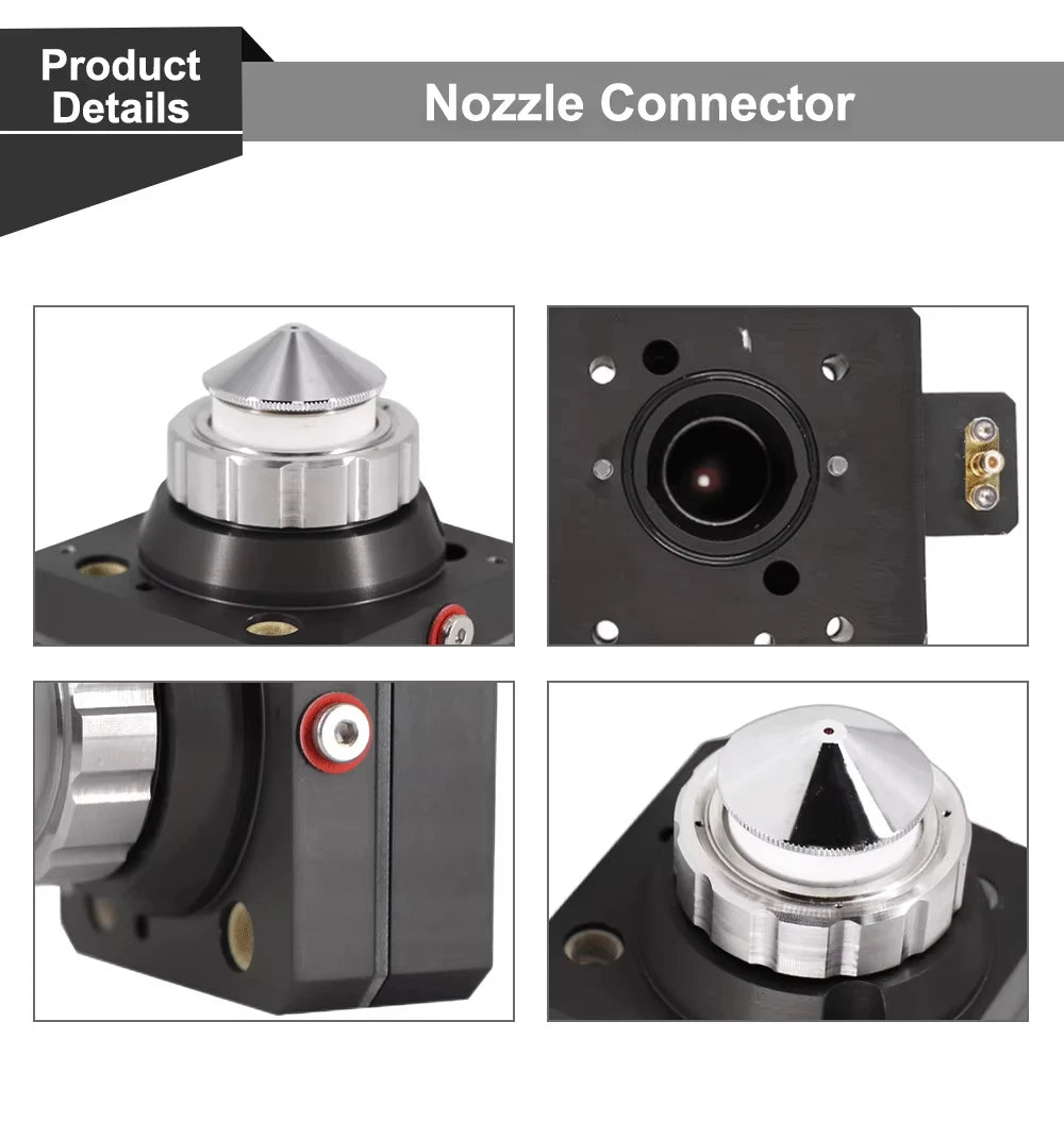 QDLASER Laser Cutting Head Nozzle Connector BT240S Nozzle Holder Ceramic Connector for Raytools BT240S Laser Cutting Head