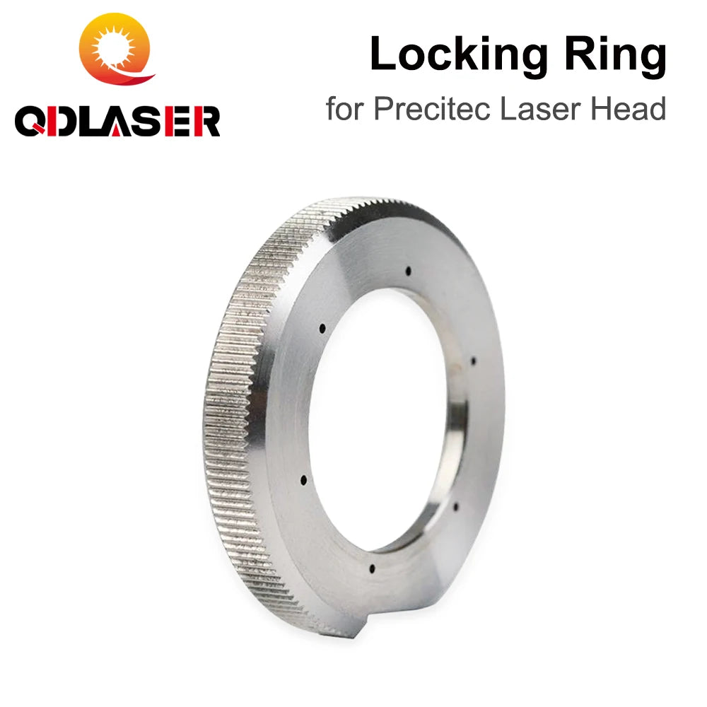 QDLASER Ceramic Lock Ring Nut Fiber Laser Head Parts Laser Nozzle Connector Fasten Ring Fiber Laser