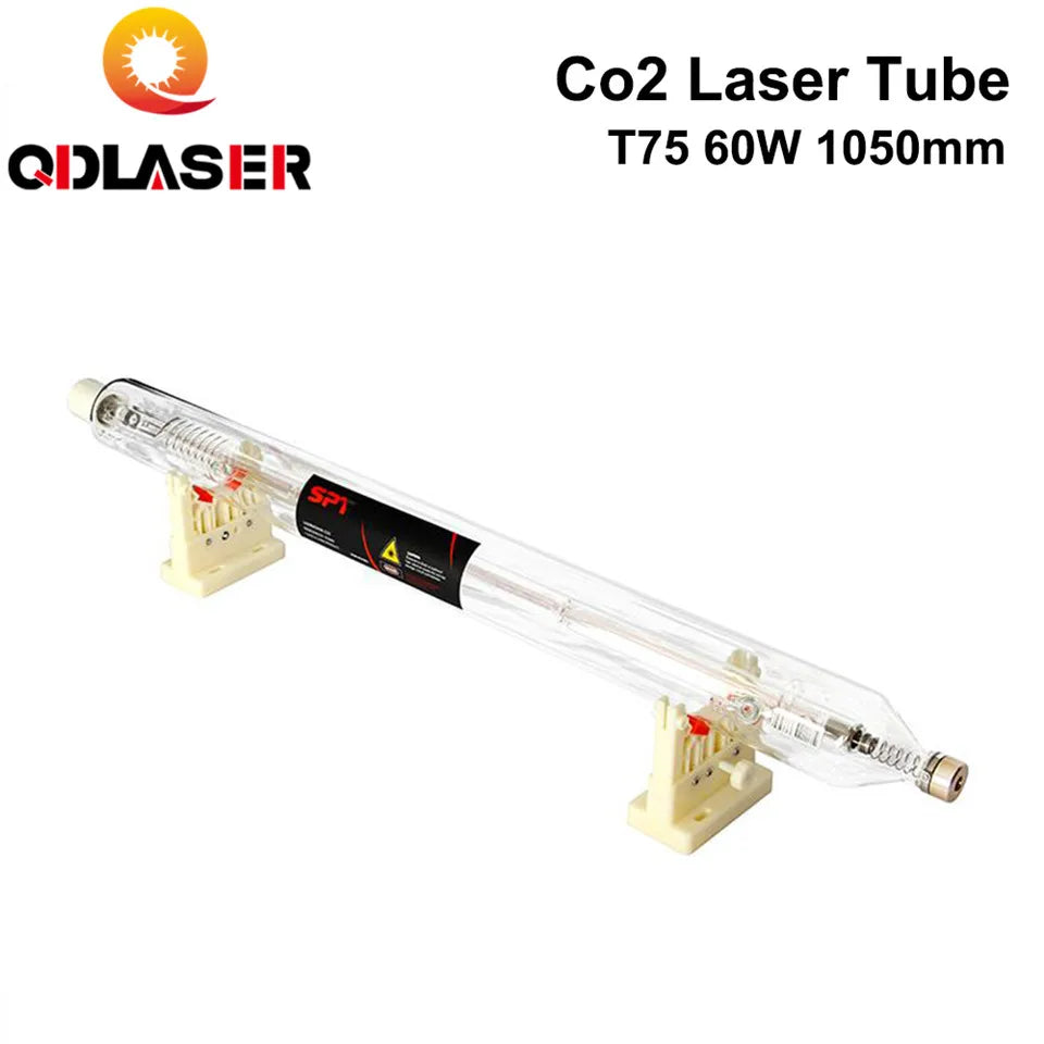 SPT T75 CO2 Laser Tube 60W 60-75W Length 1050mm Dia.80mm for Co2 Laser Engraving and Cutting Machine