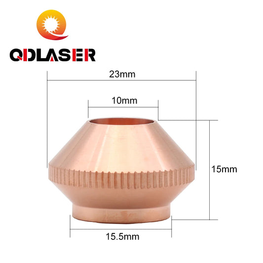 QDLASER OEM Type D Fiber Laser Cutting Nozzle Mounting TIP Retainer Nut for Raytools Laser Head