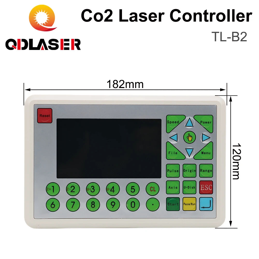 QDLASER Topwisdom TL-B2 Large CO2 Laser Machine Controller Support 7-axis Motion Control for Laser Engraving and Cutting Machine
