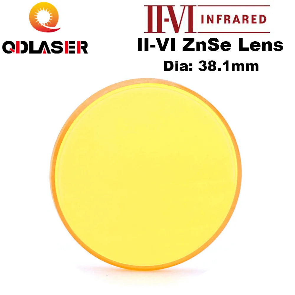 II-VI ZnSe D38.1mm 50.8mm CO2 Laser High Power Focus Lens for CO2 Laser Engraving and Cutting Machine