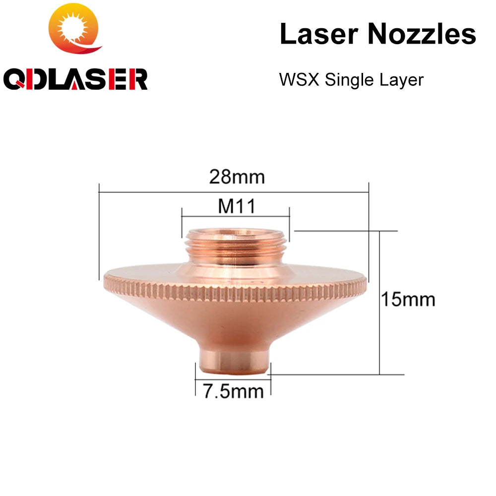 QDLASER OEM WSX H Single/Double Layer Laser Cutting Nozzle