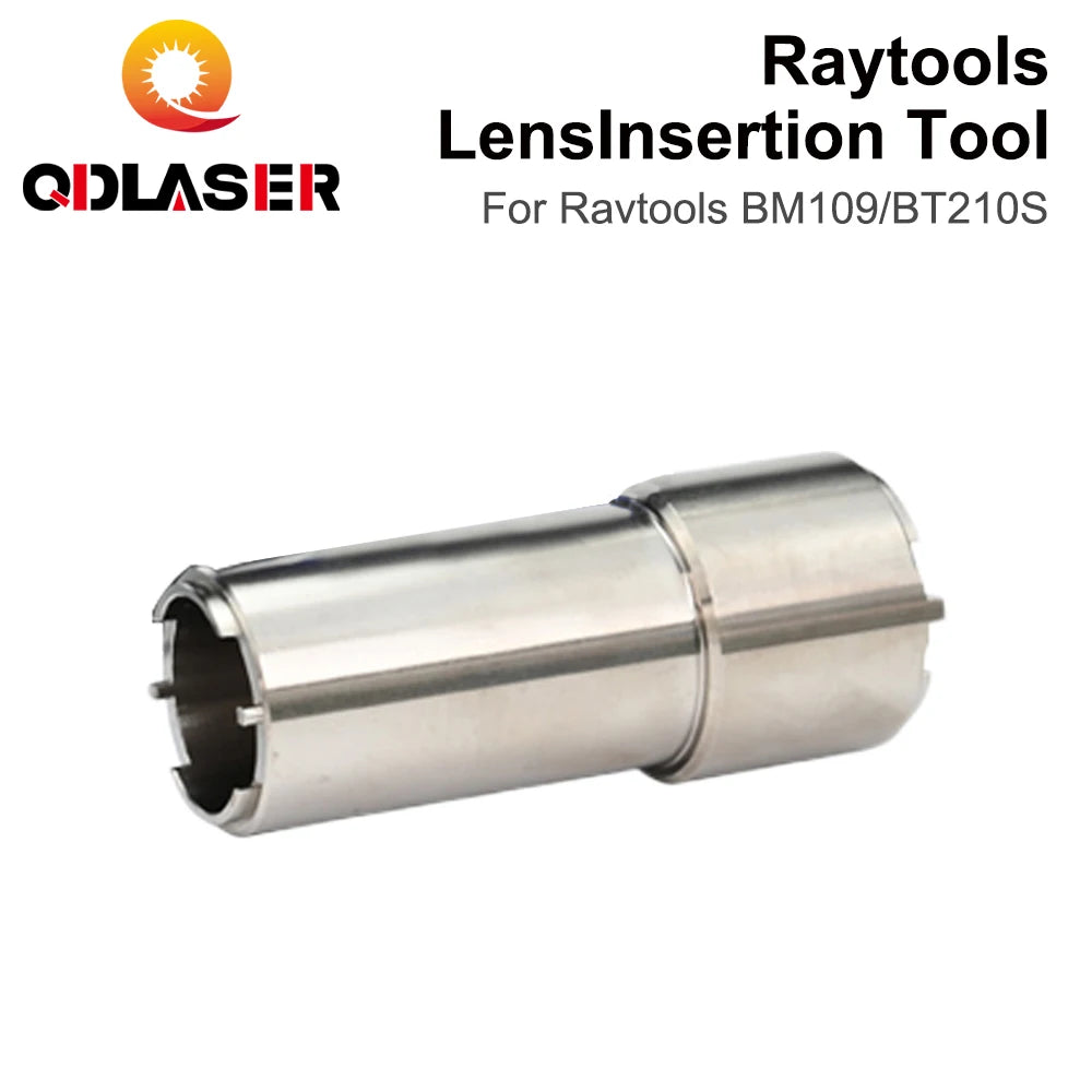 QDLASER Focusing Lens Insertion Tool D28 for Collimating Focusing Lens on Raytools BT210S/BM109 Fiber Laser Cutting Head