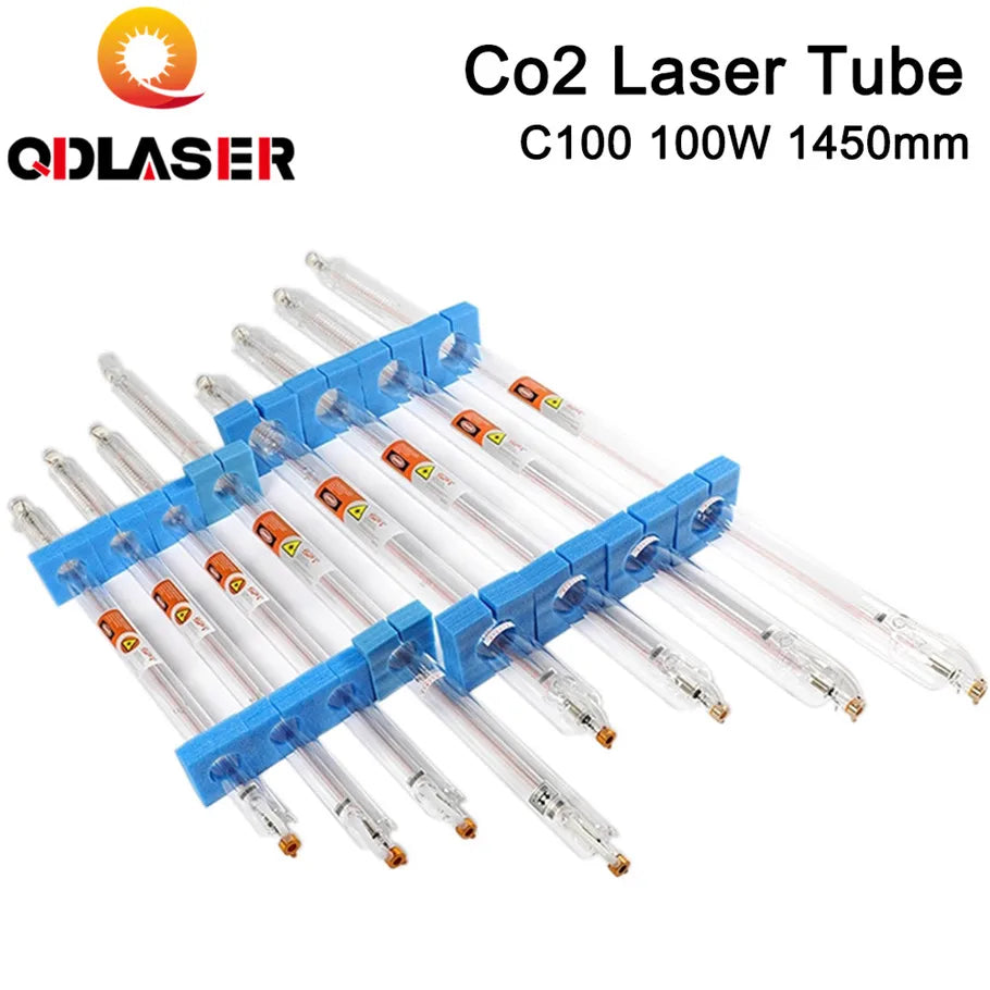 SPT C100 Co2 Laser Tube 100w 100W-130W Length 1450mm Dia.80mm for Co2 Laser Engraving and Cutting Machine