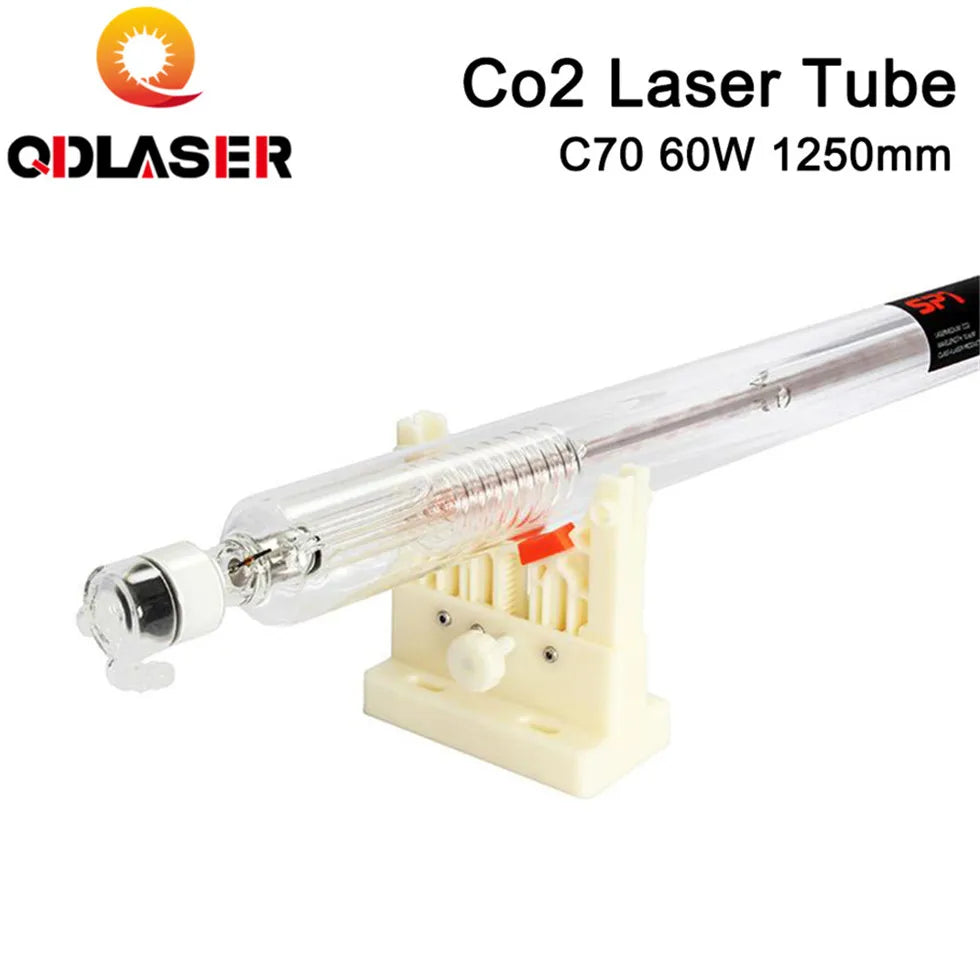 SPT C70 CO2 Laser Tube 60W-80W Length 1250mm Dia.55mm for Co2 Laser Engraving and Cutting Machine