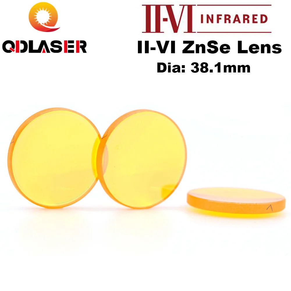 II-VI ZnSe D38.1mm 50.8mm CO2 Laser High Power Focus Lens for CO2 Laser Engraving and Cutting Machine