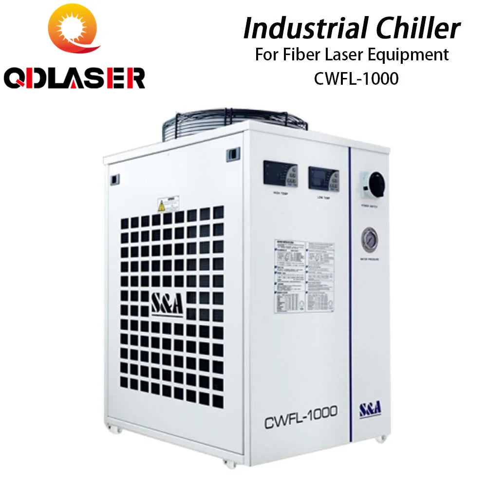 QDLASER Water Industrial Chiller CWFL-1000 For Fiber Laser Engraving and Cutting Machine