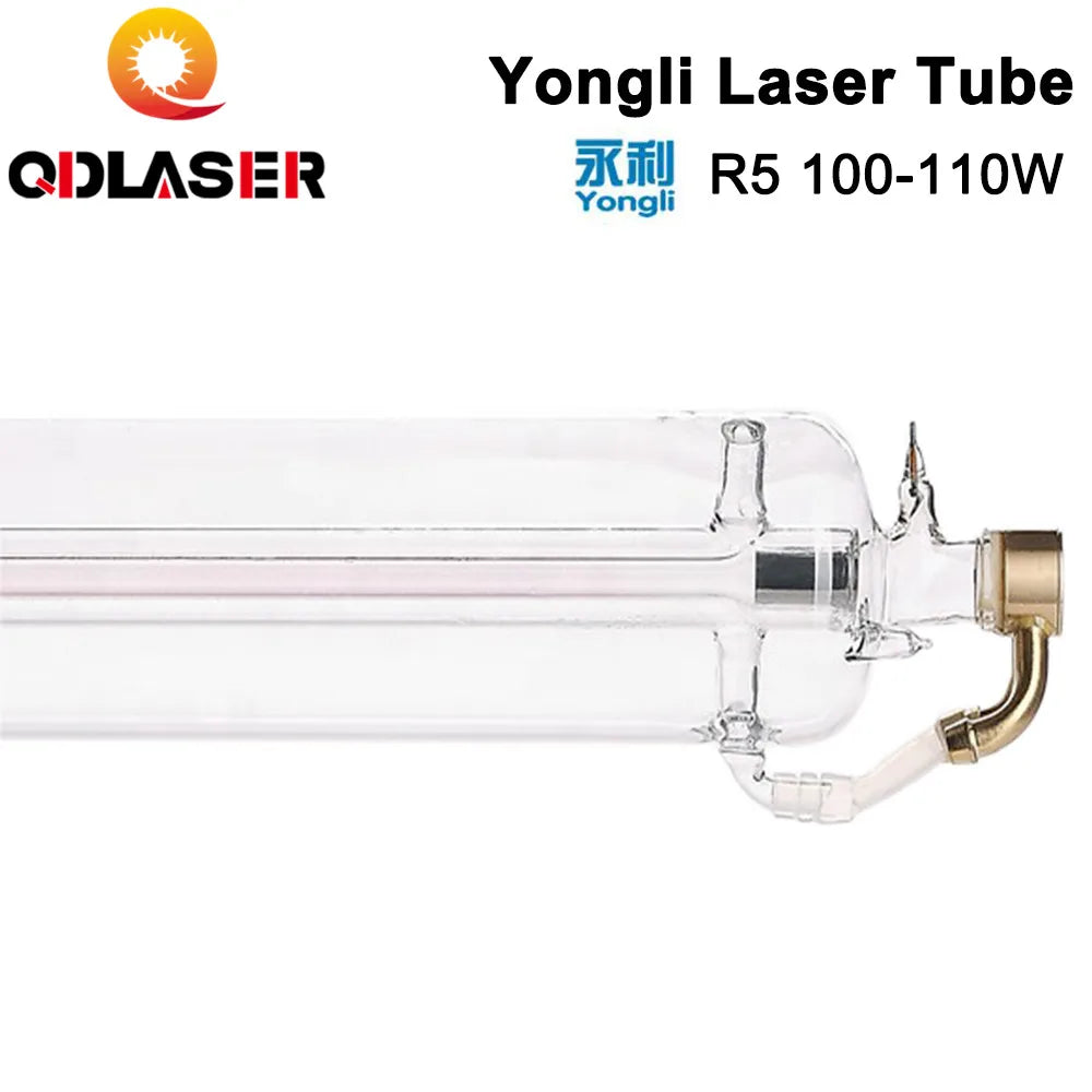 Yongli R5 100w Co2 Laser Tube 100W Rated Power 120W Max Power 1450mm Length 80mm Diameter for Co2 Laser Machine