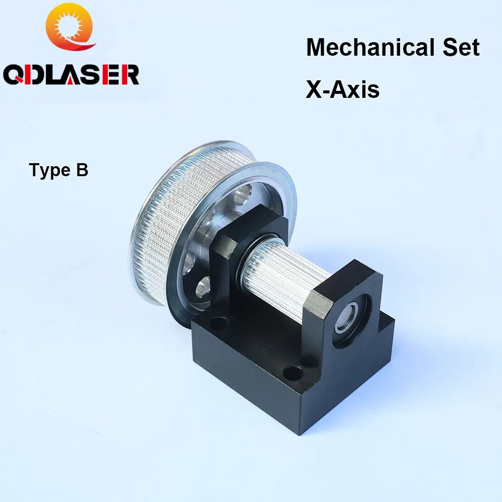 QDLASER Gear Base Set Machine Mechanical Parts Guide Rail Set for Co2 Laser Engraving Cutting Machine