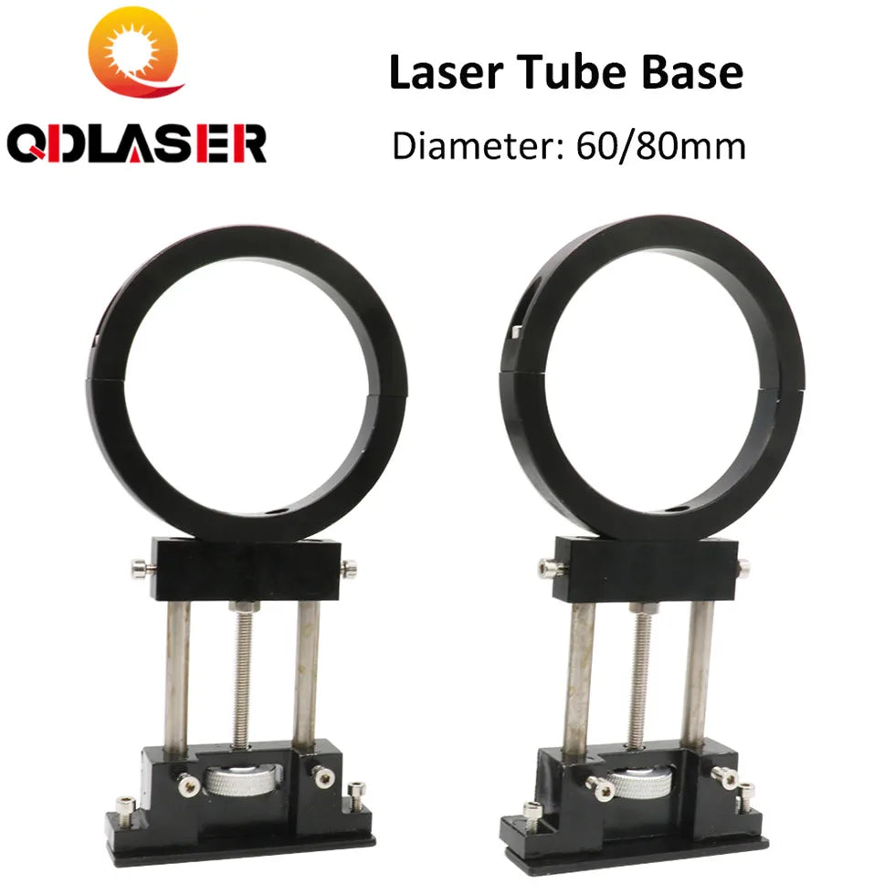 CO2 Laser Tube Holder Adjust Diameter 60mm 80mm Laser Bracket Flexible Metal Support