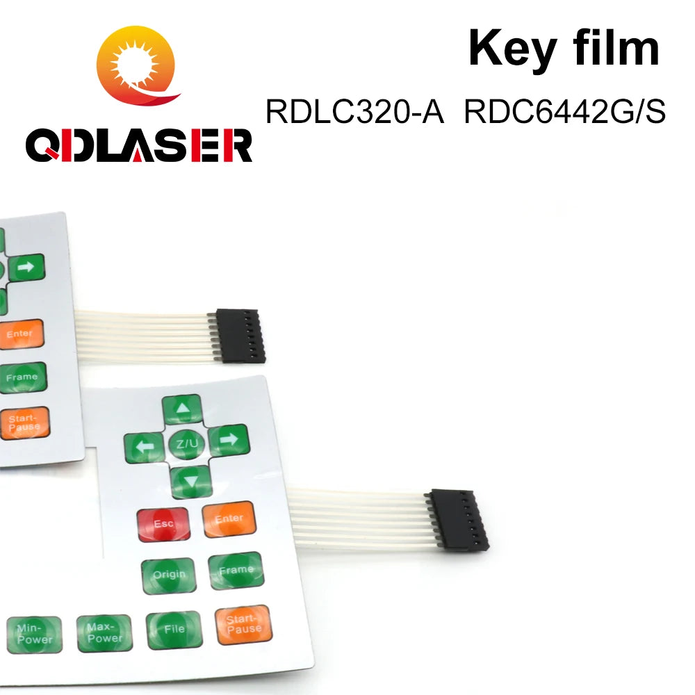 QDLASER Co2 Ruida Membrane Switch for Key Film Keyboard