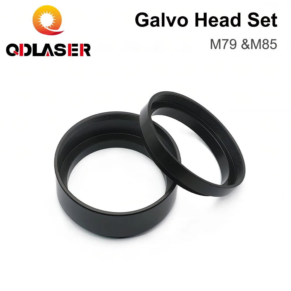 F-theta Lens Male Thread Reverse Adapter Ring Height 18mm 34mm for Thread M85 M79 CO2 Laser & Fiber Laser marking machine