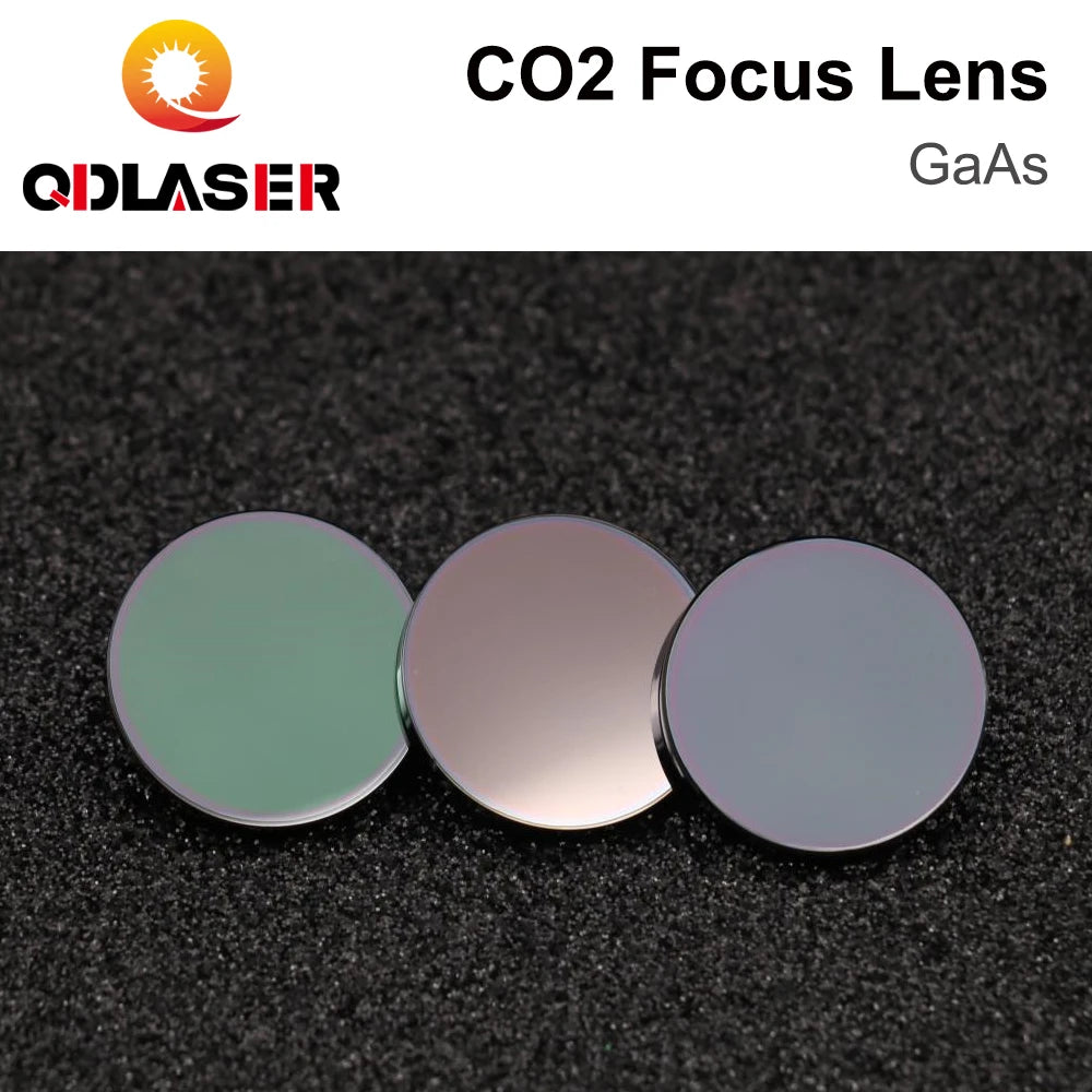 QDLASER CO2 Focus Lens GaAs Dia. 19.05 / 20mm FL 50.8 63.5 101.6mm 1.5-4" High Quality for CO2 Laser Engraving Cutting Machine
