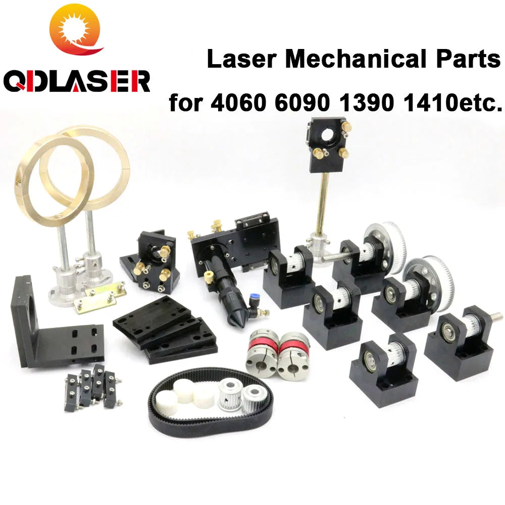 QDLASER E Series Whole Laser Mechanical Set Reduction /Tensioner /Gear Base Laser Kit for CO2 Laser Cutting Machine