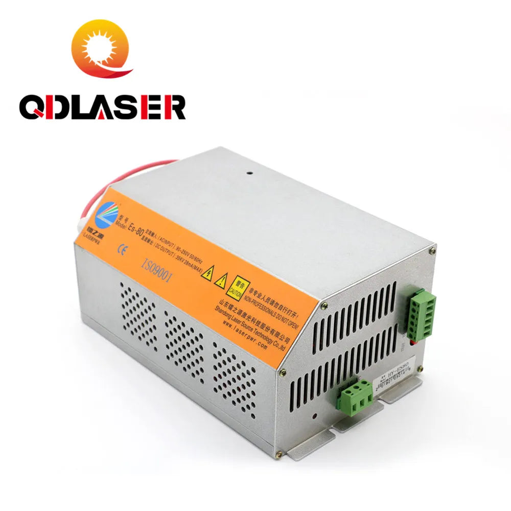 QDLASER 80-100W 80W HY-Es80 CO2 Laser Power Supply for CO2 Laser Engraving Cutting Machine Es Series