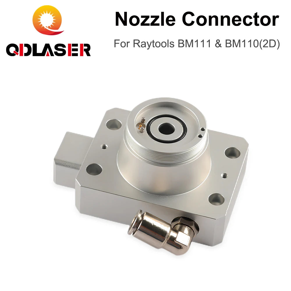 QDLASER Nozzle Connector of Raytools Laser Head BM111 For Fiber Laser 1064nm Cutting Machine