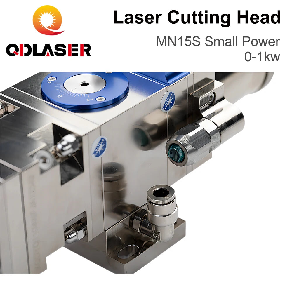 QDLASER WSX Fiber Laser Cutting Head 0-1KW MN15S Small Power Max Laser Power 1000W Focal Length 75mm / 100mm for Metal Cutting