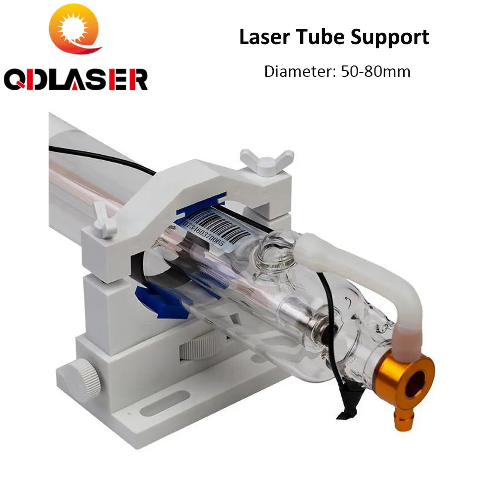 QDLASER Co2 Yongli Plastic Laser Tube Holder Support for 50-80mm Diameter Laser Tube
