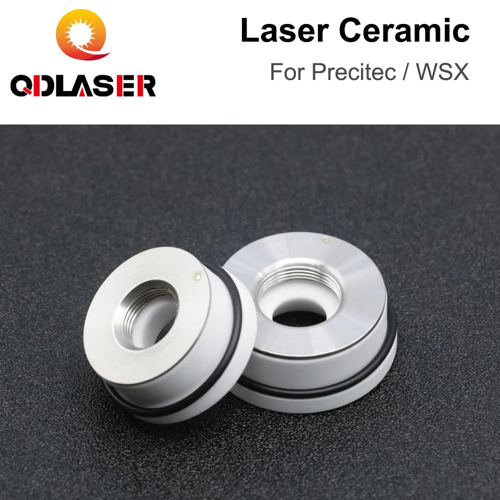 QDLASER CON Laser Ceramic KT B2 Dia. 28mm Nozzle Holder Fiber Laser Cutting Head Nozzle Holder for OEM PrecitecWSX Laser Head