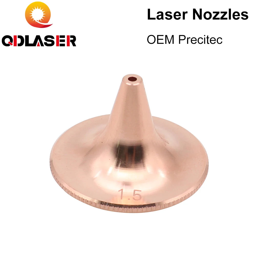 QDLASER OEM Precitec Single Layer Caliber 1.5/2.0mm Laser Cutting Nozzle