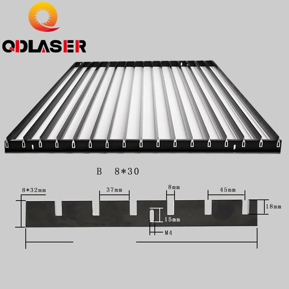CO2 Laser Machine Mechanical Parts Working Table Blade