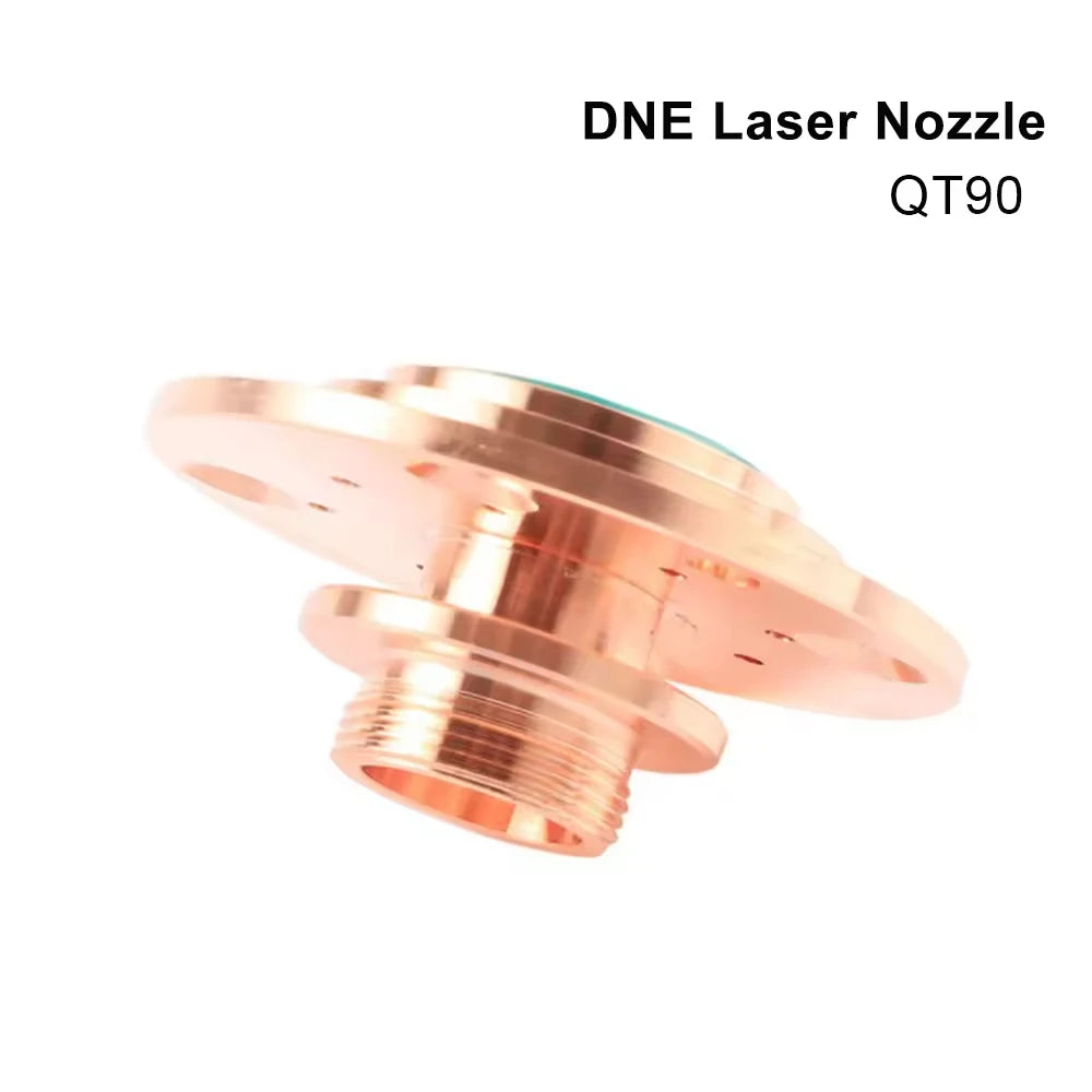 QDLASER OEM Anti-collision Connection Cutting Large Composite Nozzle Step  Air Outlet QT90 for DNE Fiber Laser Cutting Head