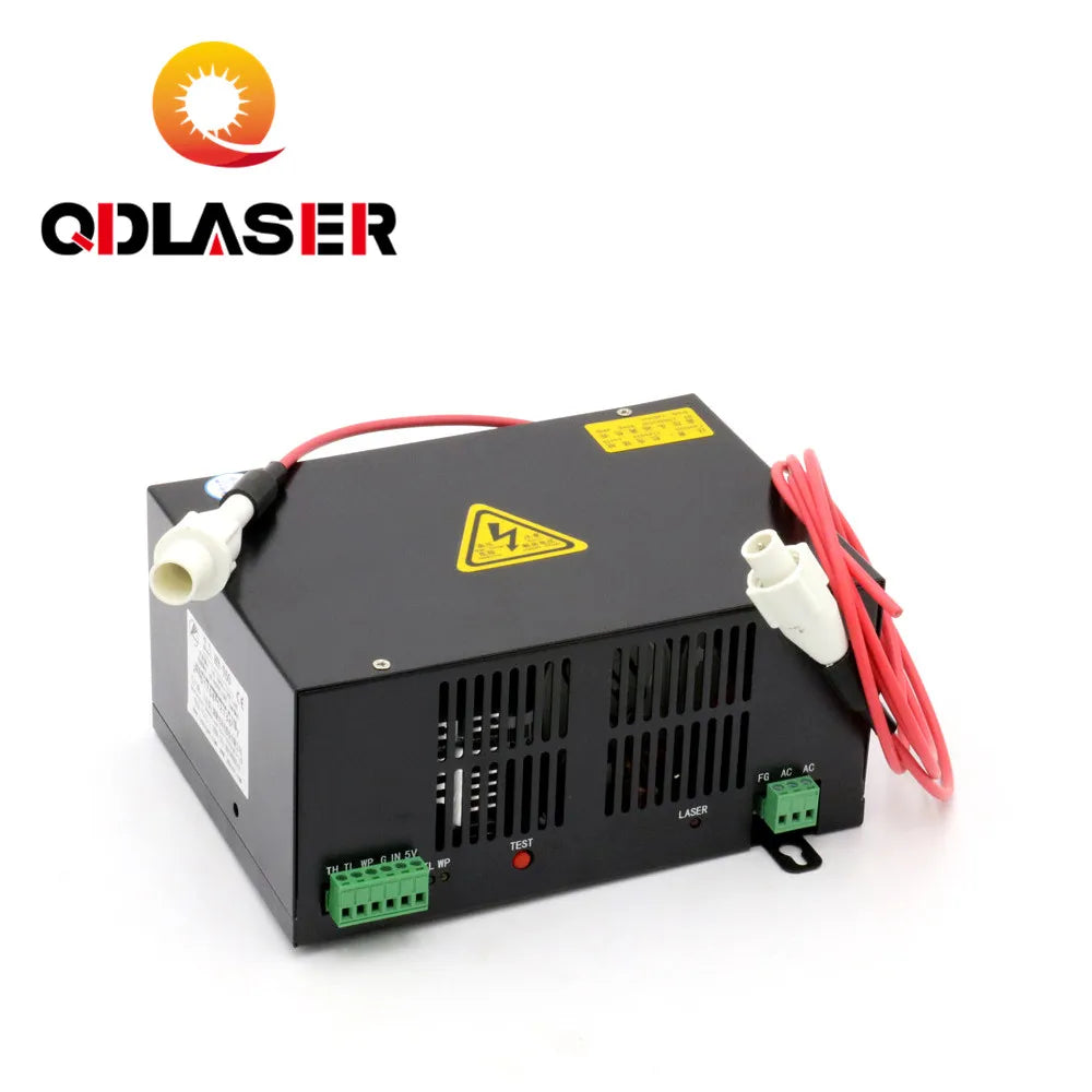 QDLASER 60W CO2 Laser Power Supply for CO2 Laser Engraving Cutting Machine HY-T60 T / W Plus Series with Long Warranty