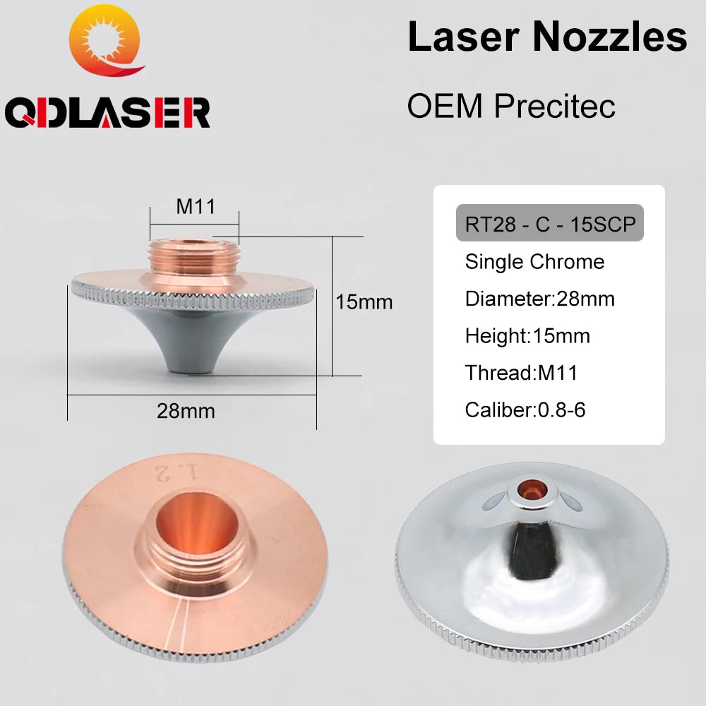 QDLASER OEM Precitec Laser Cutting Nozzle