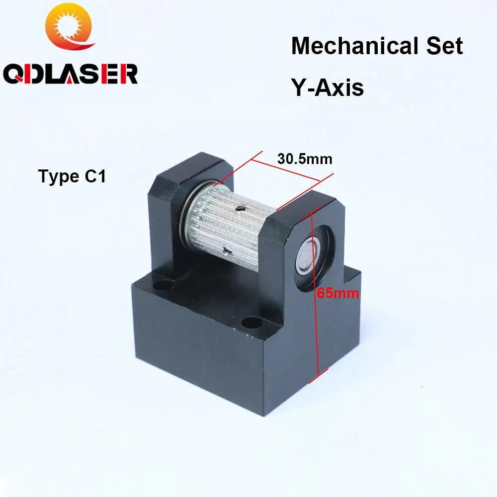 QDLASER Gear Base Set Machine Mechanical Parts Guide Rail Set for Co2 Laser Engraving Cutting Machine