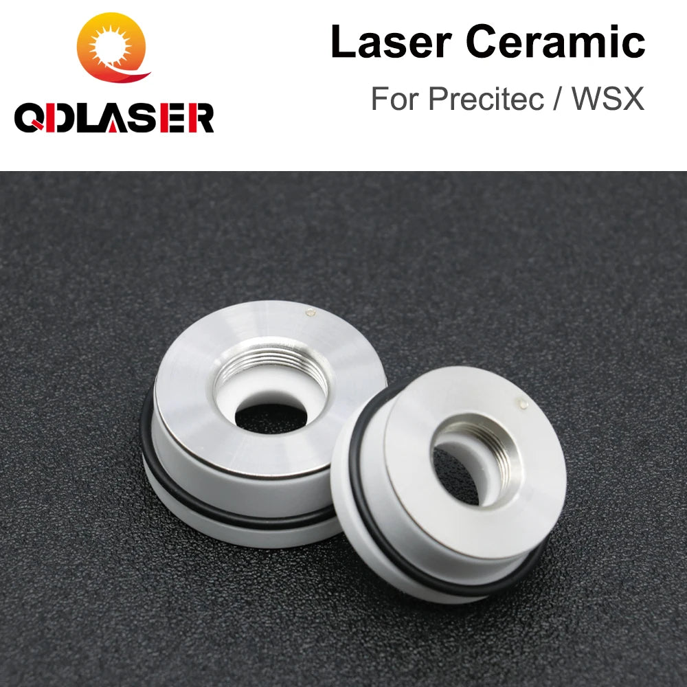 QDLASER CON Laser Ceramic KT B2 Dia. 28mm Nozzle Holder Fiber Laser Cutting Head Nozzle Holder for OEM PrecitecWSX Laser Head