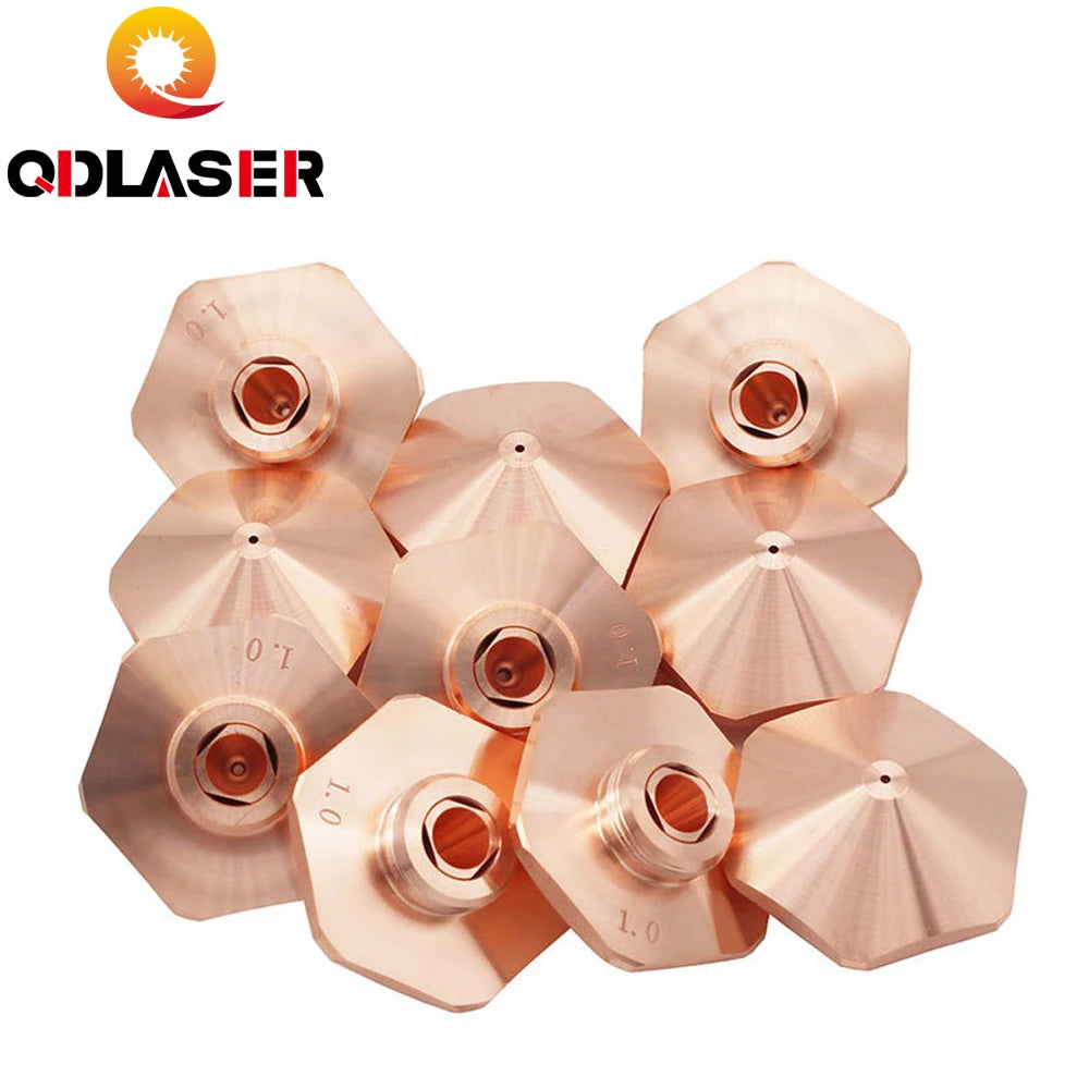 QDLASER Bodor Laser Hexagonal Nozzles Single/Double Layer Dia.32mm H15 Caliber 1.0-4.0mm for Bodor Fiber Laser Machine