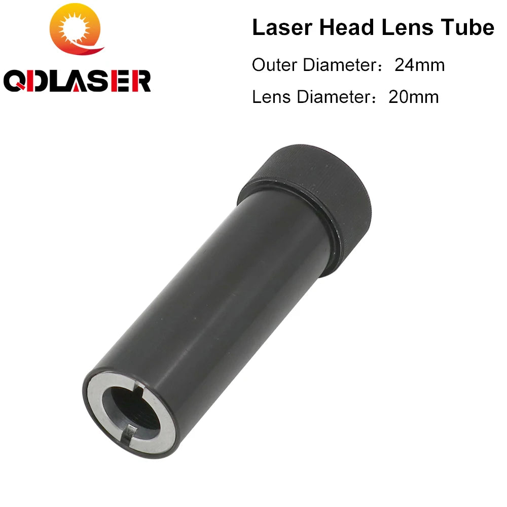 QDLASER C Series CO2 Lens Tube Outer Diameter 24mm for Lens Dia.20mm for CO2 Laser Cutting Machine
