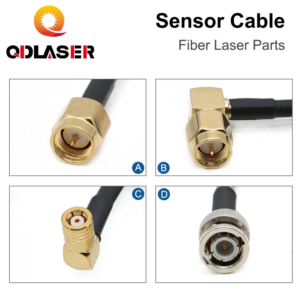 QDLASER Sensor Cable Wire for Lasermech Precitec Han's WSX Optical Fiber Laser Welding Cutting Machine Head