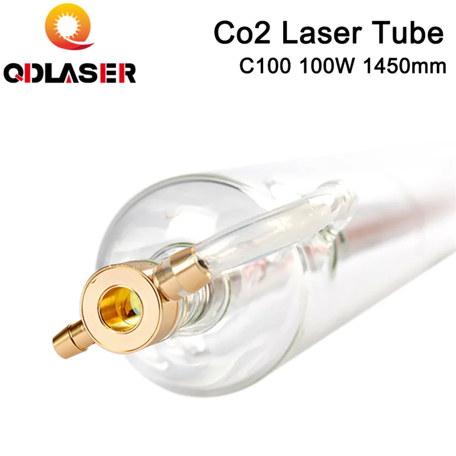 SPT C100 Co2 Laser Tube 100w 100W-130W Length 1450mm Dia.80mm for Co2 Laser Engraving and Cutting Machine