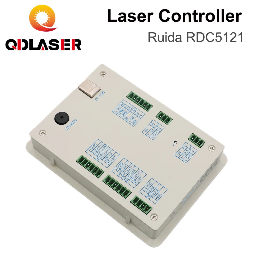 QDLASER Ruida RDC5121  Lite Version Co2 Laser DSP Controller for CO2laser cutting  laser engraving  laser welding