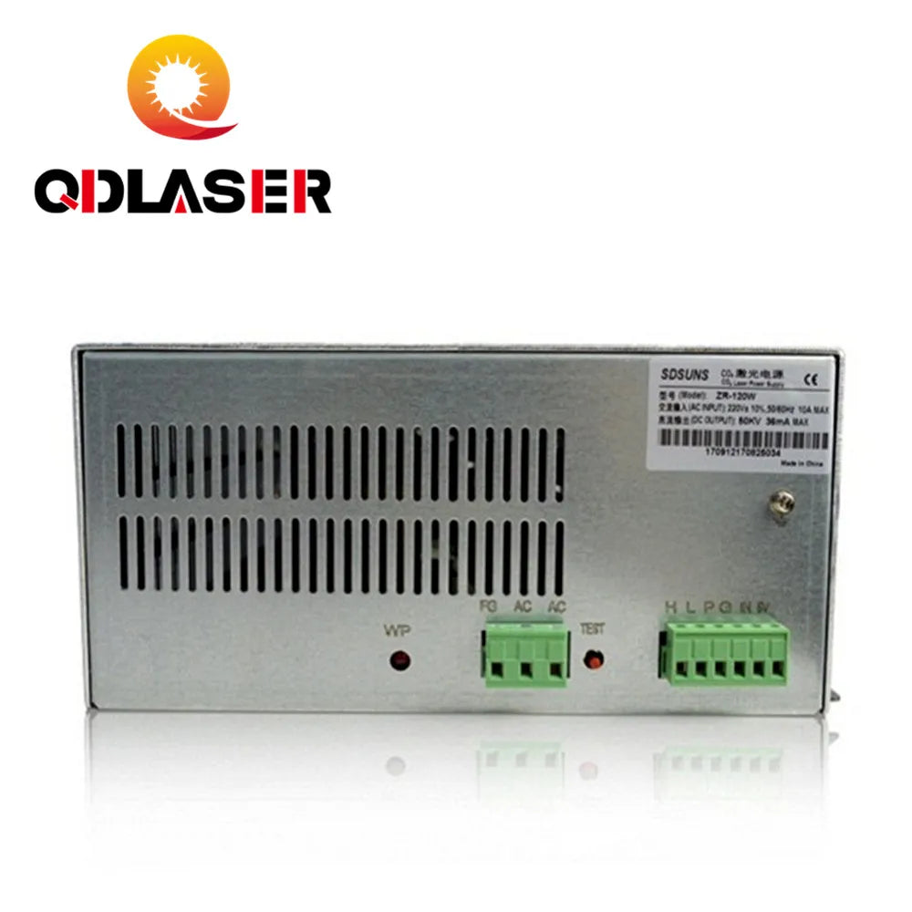 QDLASER ZR-130W 130w Laser Power Supply for 100W - 150W Co2 Glass Laser Tube Engraving and Cutting Machine