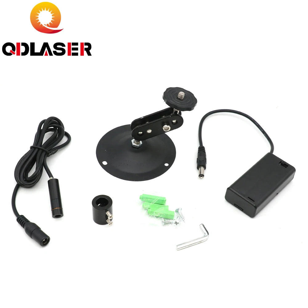 Laser Module Diode Alignment Red Light Laser Line Locator With Battery Case for Woodworking Machine Positioning
