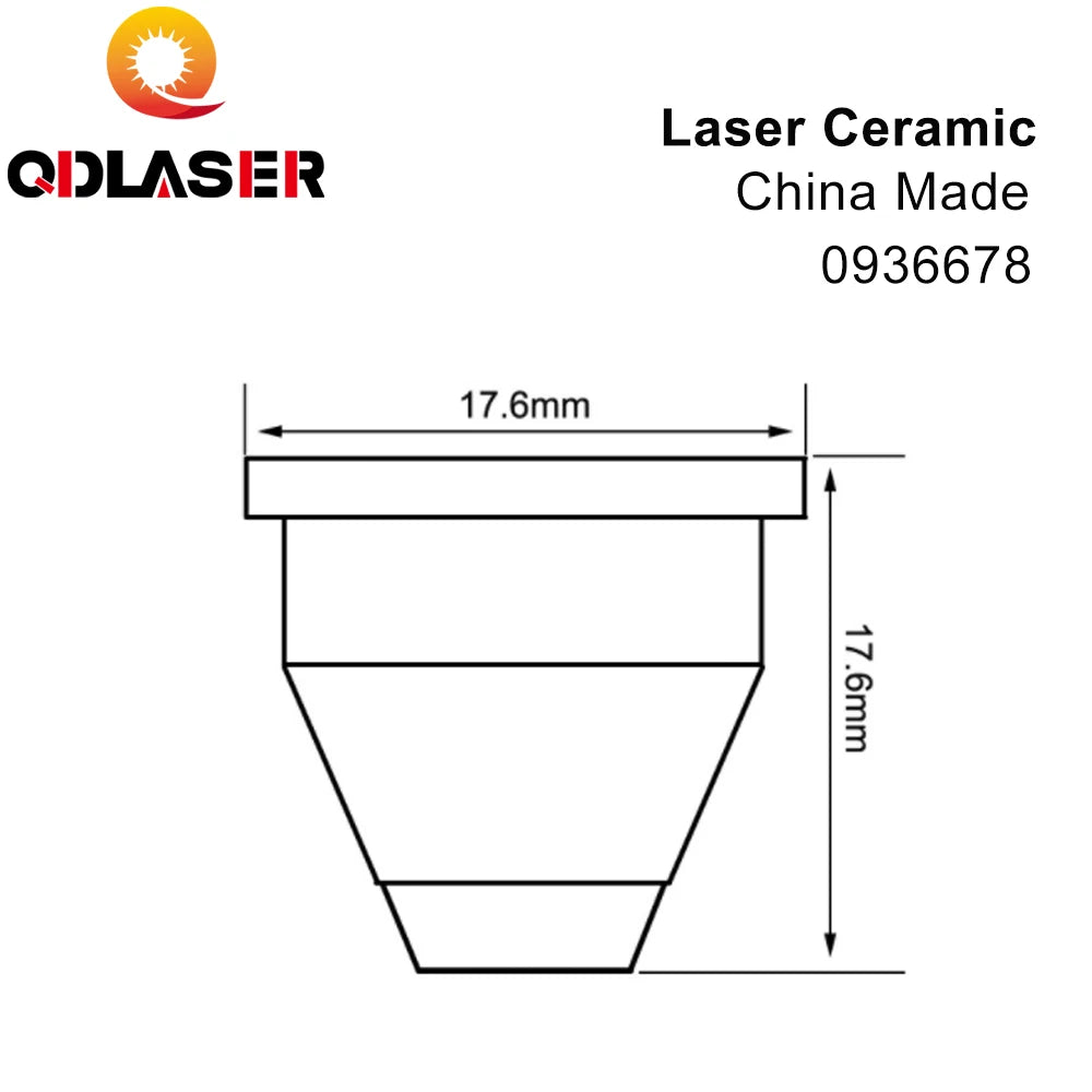 QDLASER Laser Ceramic/Nozzle Holder 0936678 3D Trudisk Fiber Laser Consumables High Quality Factory Wholesale OEM