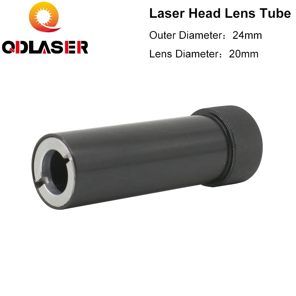 QDLASER C Series CO2 Lens Tube Outer Diameter 24mm for Lens Dia.20mm for CO2 Laser Cutting Machine