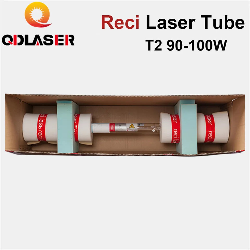 Beijing Reci Laser Cutting Tube T2 90W-100W Length 1250mm Dia. 65mm for CO2 Laser Engraving and Cutting Machine