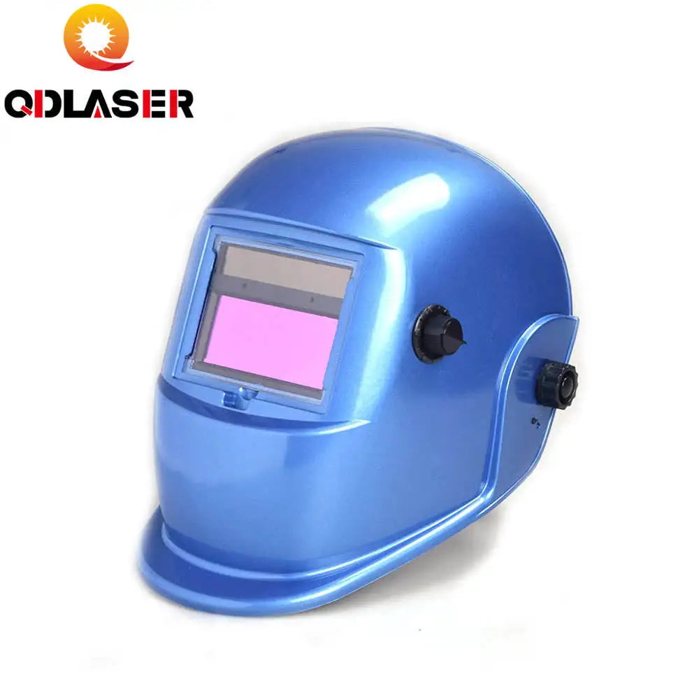 QDLASER Auto Darkening Welding Helmet KM-6000B with Solar Cells and Lithium Battery